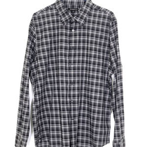 John Varvatos Star USA Plaid Button Down Shirt XL